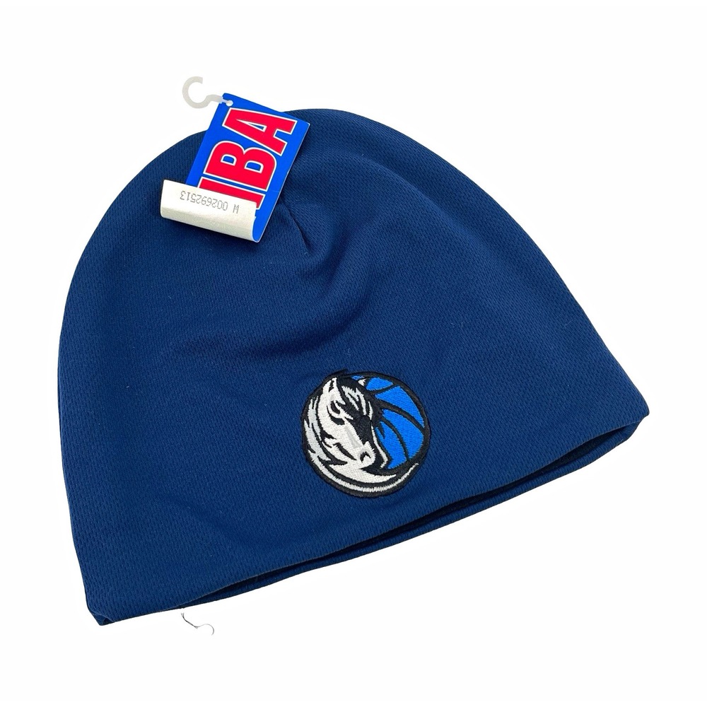 Dallas Mavericks Drew Pearson Navy Blue Knit Beanie Hat NBA One Size NWT